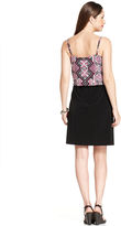 Thumbnail for your product : Style&Co. Petite Printed-Bodice Keyhole Blouson Dress