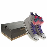 Thumbnail for your product : Converse light grey all star party hi girls youth