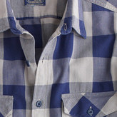 Thumbnail for your product : J.Crew Slim herringbone flannel shirt in navy gingham