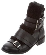 Thumbnail for your product : IRO Leather Shearling Ankle Boots