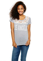 Thumbnail for your product : Delia's Los Angeles Lace Tee