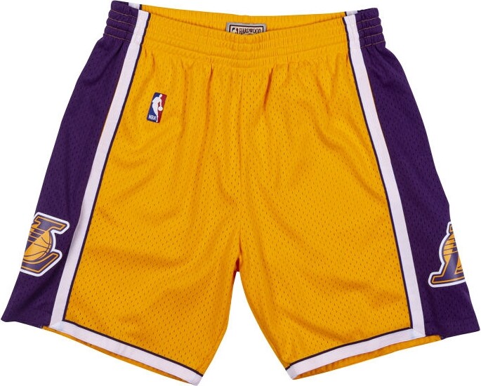 Los Angeles Lakers Mitchell & Ness Hardwood Classics 2001/02 Swingman  Shorts - Blue