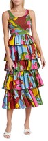 Thumbnail for your product : Rhode Resort Naomi Swirl-Print Dress