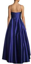Thumbnail for your product : Betsy & Adam Halter Hi-Low Ball Gown