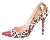 Thumbnail for your product : Christian Louboutin Ponyhair Pointed-Toe Pumps