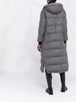 Thumbnail for your product : Brunello Cucinelli Concealed Midi Puffer Coat