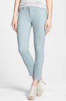 Thumbnail for your product : Paige Denim 'Verdugo' Crop Skinny Jeans (Dusty Blue)