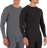 Thumbnail for your product : Fruit of the Loom Men's Recycled Waffle Thermal Underwear Crew Top (1 and 2 Packs)