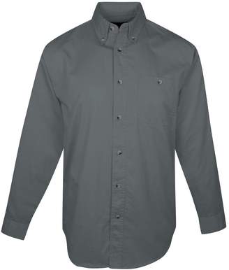 Tri-Mountain Big and Tall 6 oz. Cotton Long Sleeve Twill Shirt