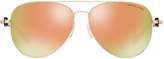 Thumbnail for your product : Michael Kors Mk1015 58 Pandora Gold Pilot Sunglasses