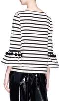 Thumbnail for your product : Marc Jacobs Pompom bell sleeve Breton stripe T-shirt