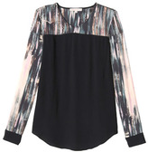 Thumbnail for your product : Rebecca Taylor Brushstroke Henley