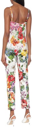 Dolce & Gabbana Stretch silk-blend floral camisole