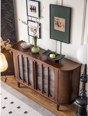 Corrigan Studio French-Style Oak Storage Sideboard