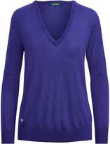 Thumbnail for your product : Lauren Ralph Lauren Ralph Lauren Modal-Silk V-Neck Sweater