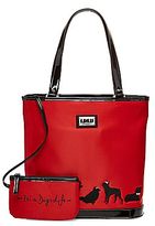 Thumbnail for your product : Lulu by Guinness® Dog-Print Tote