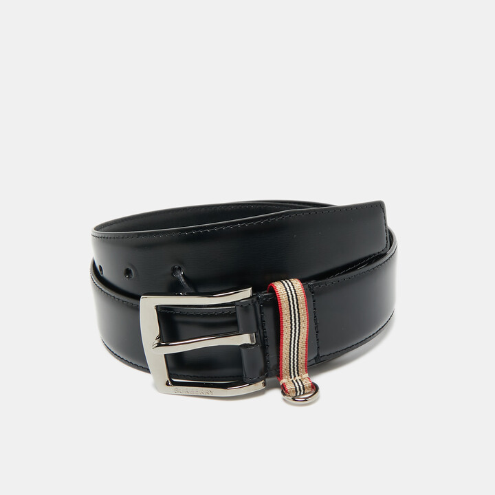burberry leather belt