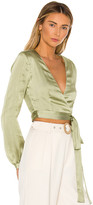 Thumbnail for your product : Privacy Please Avery Wrap Top