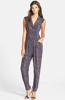 Thumbnail for your product : Charlie Jade Print Crepe Jumpsuit