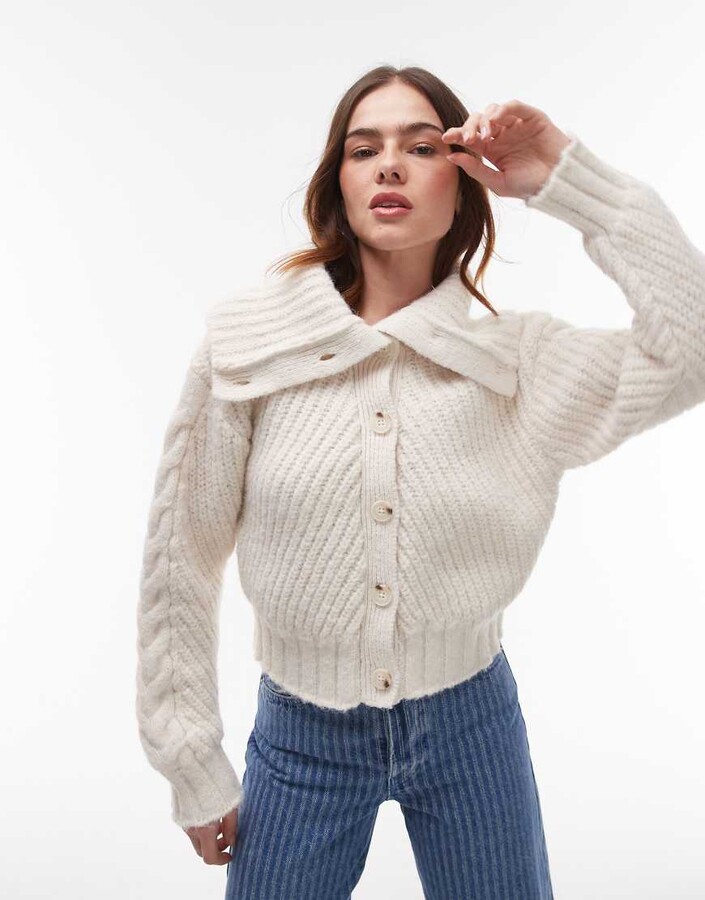 Topshop Women's White Sweaters ShopStyle