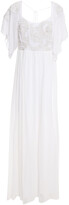 Thumbnail for your product : Just Cavalli Tie-back Draped Embroidered Chiffon Gown
