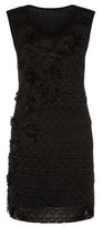 Thumbnail for your product : New Look Mandi Black Beaded Flower Shift Dress