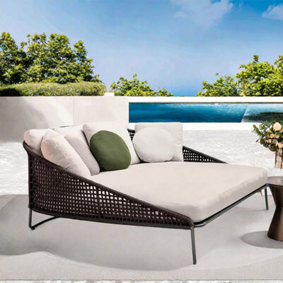 Elegance Furnishings Creative Leisure Patio Daybed 62.99 Outdoor with Sunbrella® Cushions