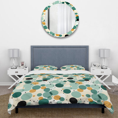 Design Art Zen Serenity Polka Dots Pattern Bedding