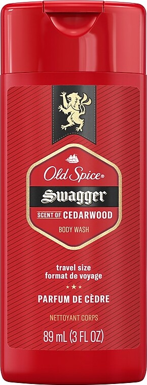 Old Spice Red Zone Body Wash, Swagger Scent, 3 fl. oz., 24/Carton (86423)
