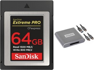 SanDisk 64GB Extreme PRO Type B CFexpress Card with CFexpress Type