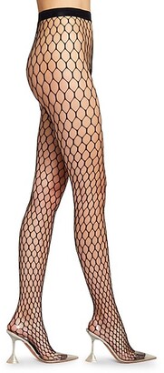 large scale fishnet tights