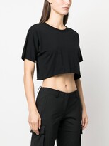 Thumbnail for your product : Isaac Sellam Experience cropped short-sleeved T-shirt