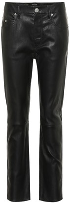 Isabel Marant Minlow straight-leg leather pants