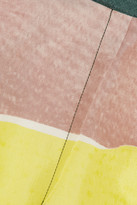 Thumbnail for your product : Marni Printed cotton and silk-blend skirt