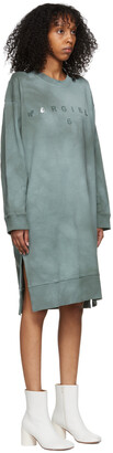 MM6 MAISON MARGIELA Grey Cotton Mini Dress