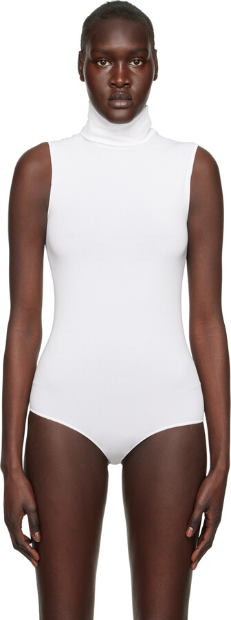 Wolford White String Bodysuit - ShopStyle Tops