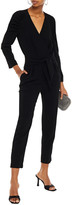Thumbnail for your product : BA&SH Sher Wrap-effect Crepe Jumpsuit