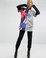 Thumbnail for your product : Cheap Monday Cut and Shut Logo T-Shirt