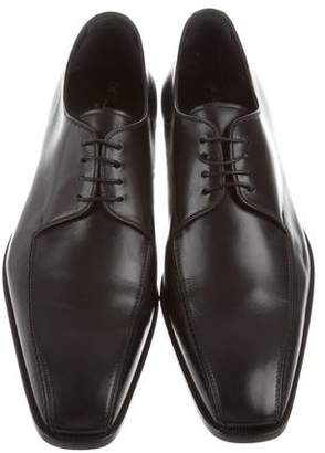 Dolce & Gabbana Square-Toe Leather Oxfords w/ Tags