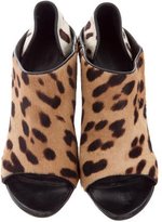 Thumbnail for your product : Alexander Wang Ponyhair Wedge Booties