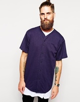 Thumbnail for your product : American Apparel Jersey Baseball T-Shirt - Navy