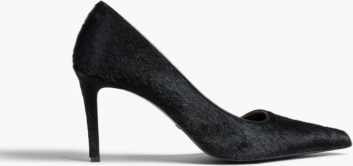 Jett D'Orsay Pump in Black Haircalf