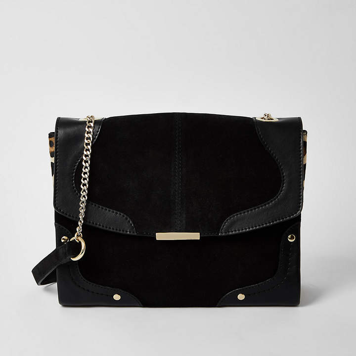 leopard print side bag