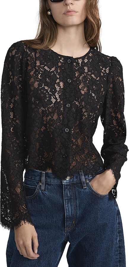 Frame The Lace Blouse