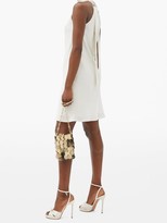 Thumbnail for your product : Galvan Hamptons Halterneck Satin Mini Dress - White