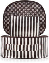 Thumbnail for your product : Henri Bendel Brown & White Hatbox Train Case