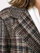 Thumbnail for your product : Barba checked single-breasted coat