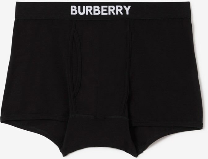 Burberry ogo Detai Stretch Cotton Boxer Shorts - ShopStyle