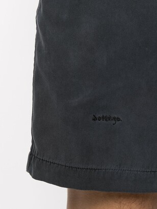 Bottega Veneta Logo-Embroidered Silk Shorts