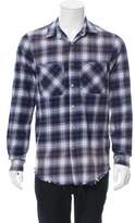 Thumbnail for your product : Amiri Gunge Flannel Shirt w/ Tags